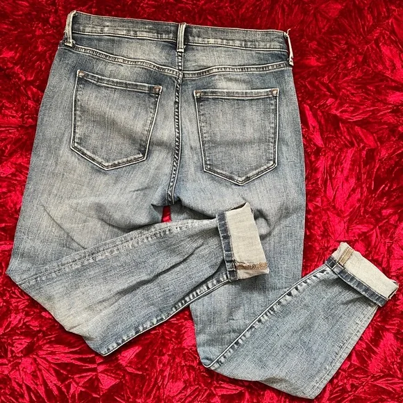 Banana Republic Mid Rise Destruct Skinny Jeans - Picture 7 of 12